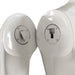 Lykke Mannequin de Couture Homme, Blanc