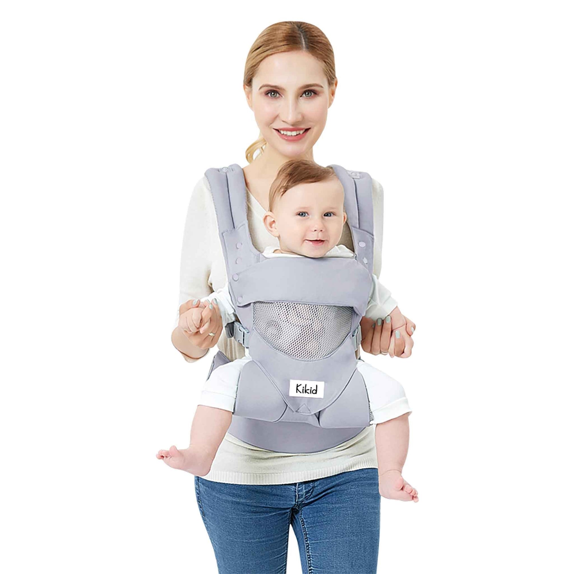 Marsupio Bambini Kikid Traveller, Grigio