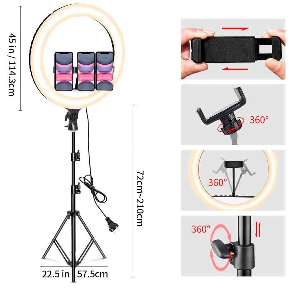 Snapsy Ringlight 18" (210 cm)