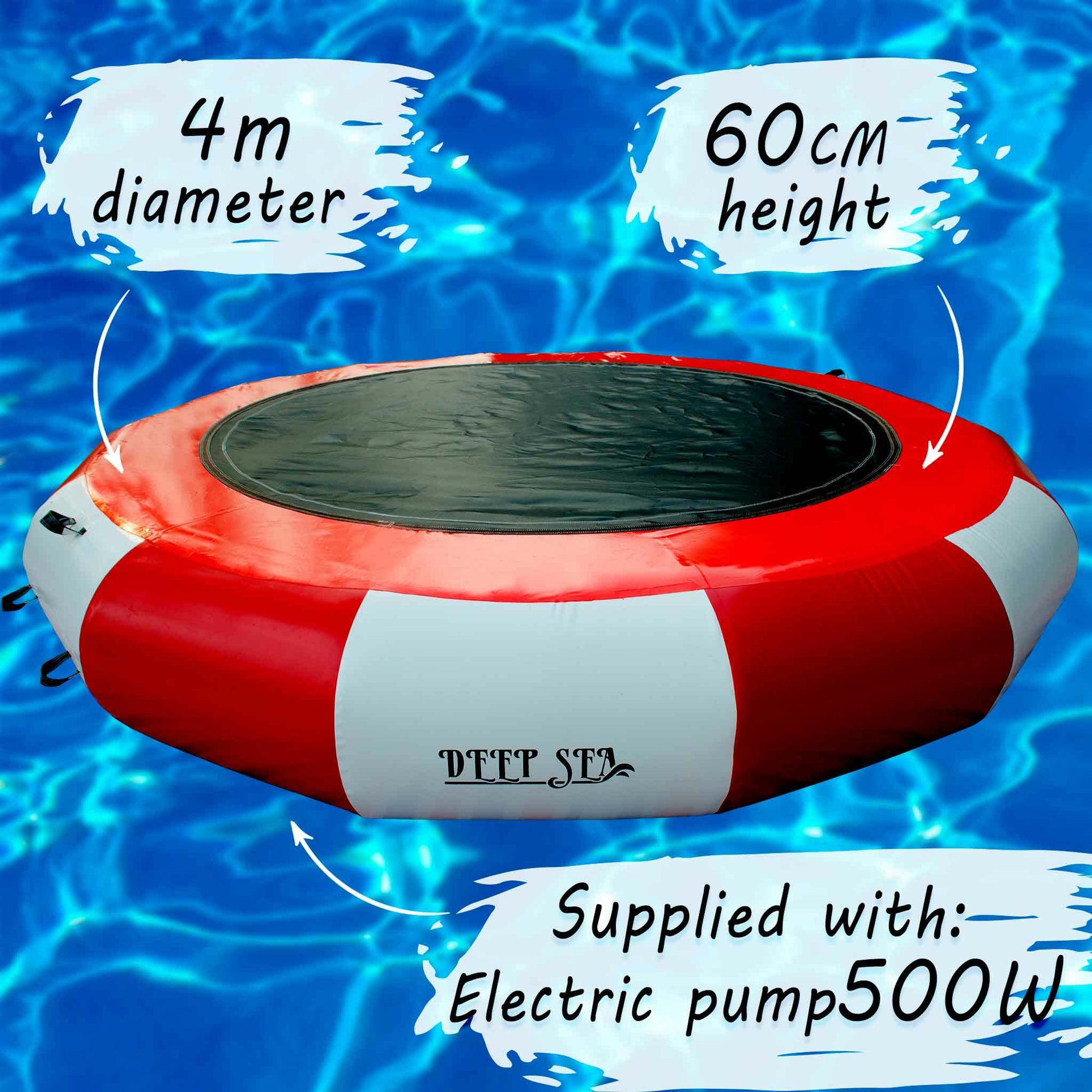 Deep Sea Trampolino gonfiabile 4m