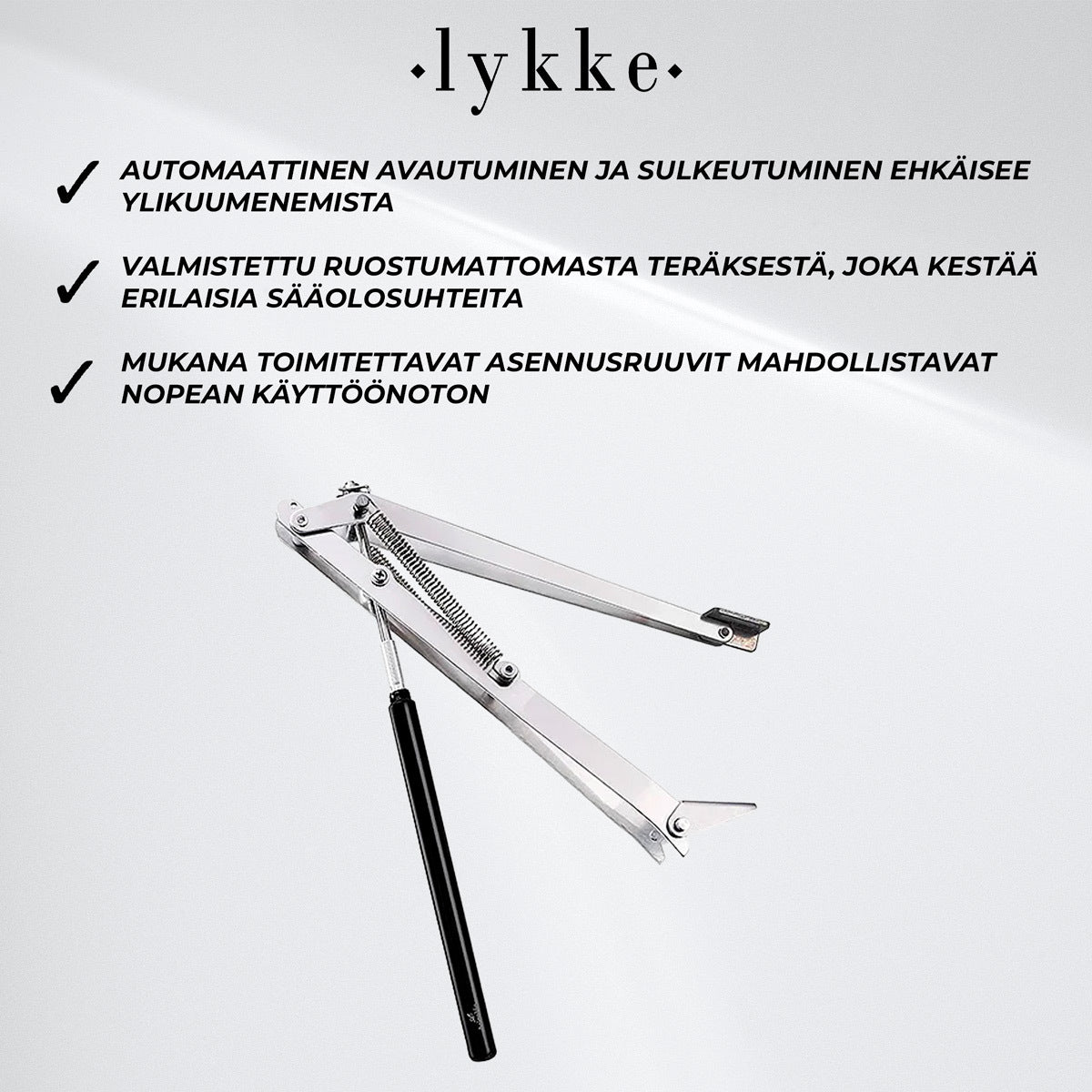 
              Lykke Kasvihuoneen Ikkunanavaaja, Automaattinen