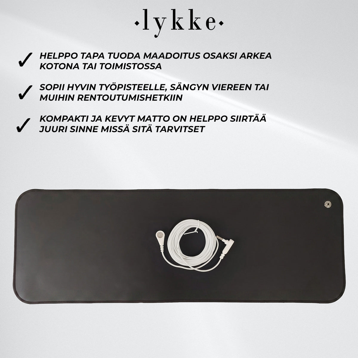 
              Lykke Maadoitusmatto 100x30cm