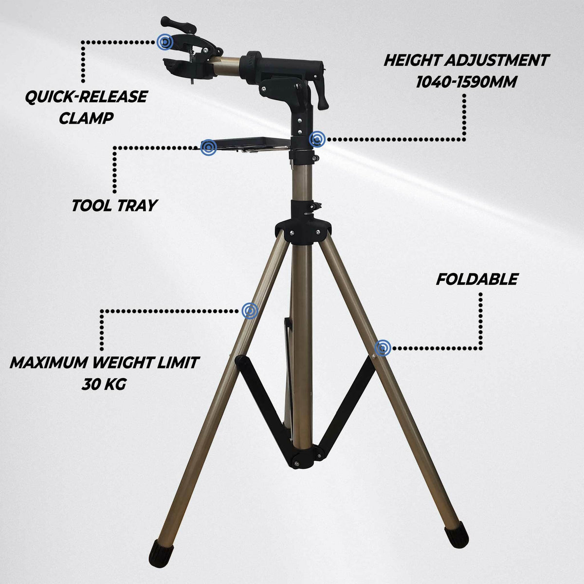 
              Trekker Bike Workstand, aluminium