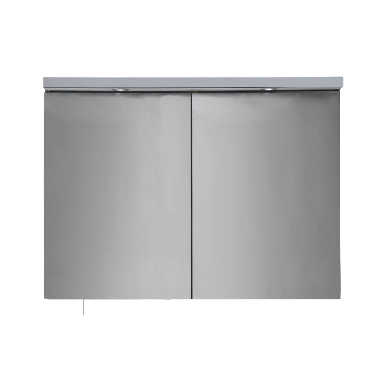 
              Armoire miroir salle de bain Vasta Virello, blanche, tailles variées