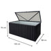 Fornorth Säilytyslaatikko ulos 183x88x94cm 1303L, musta