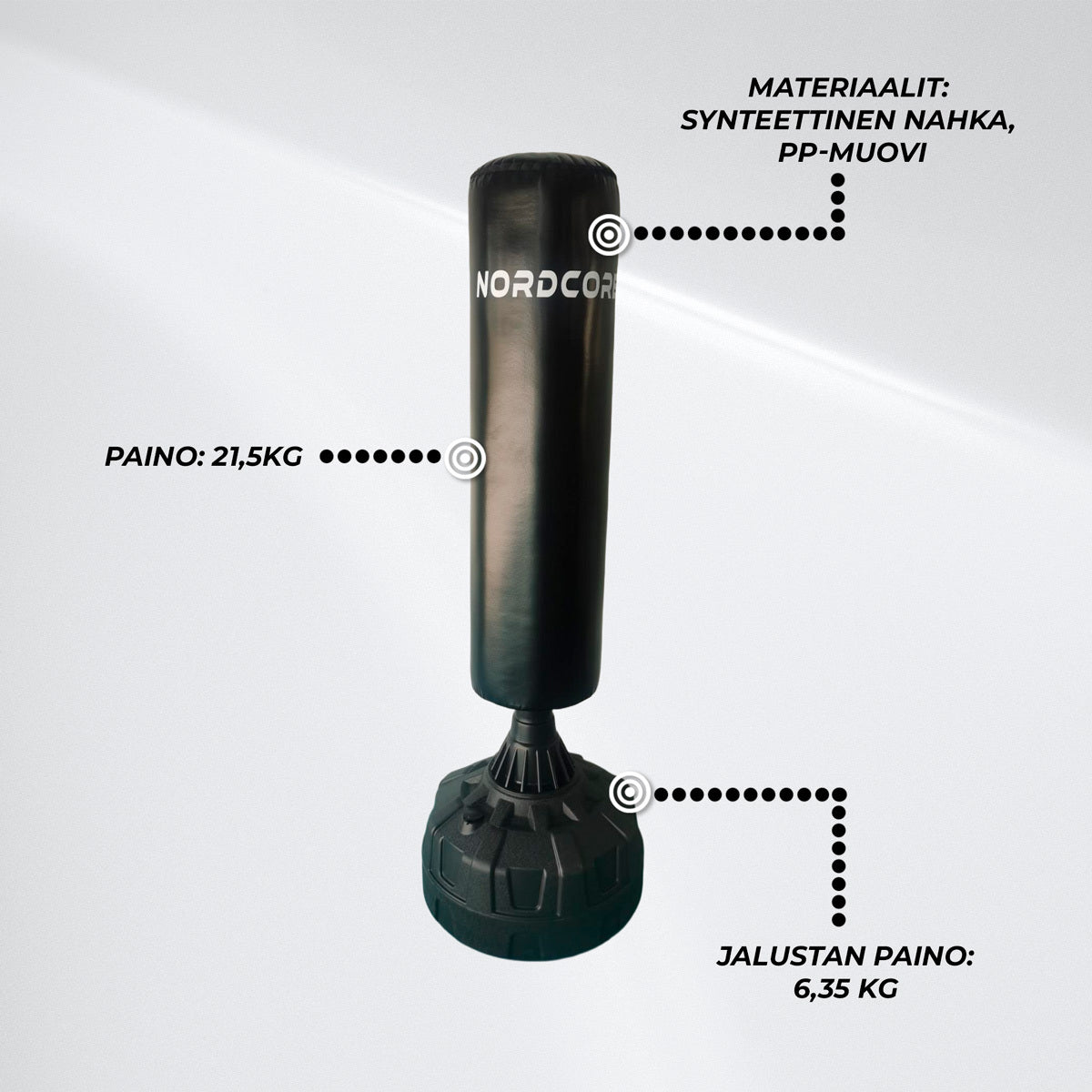 
              Nordcore Nyrkkeilysäkki Seisova XL