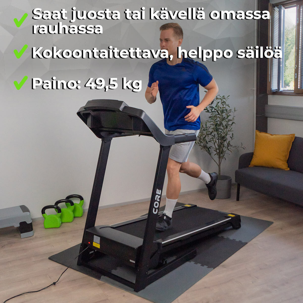 
              Nordcore Juoksumatto Core 3000