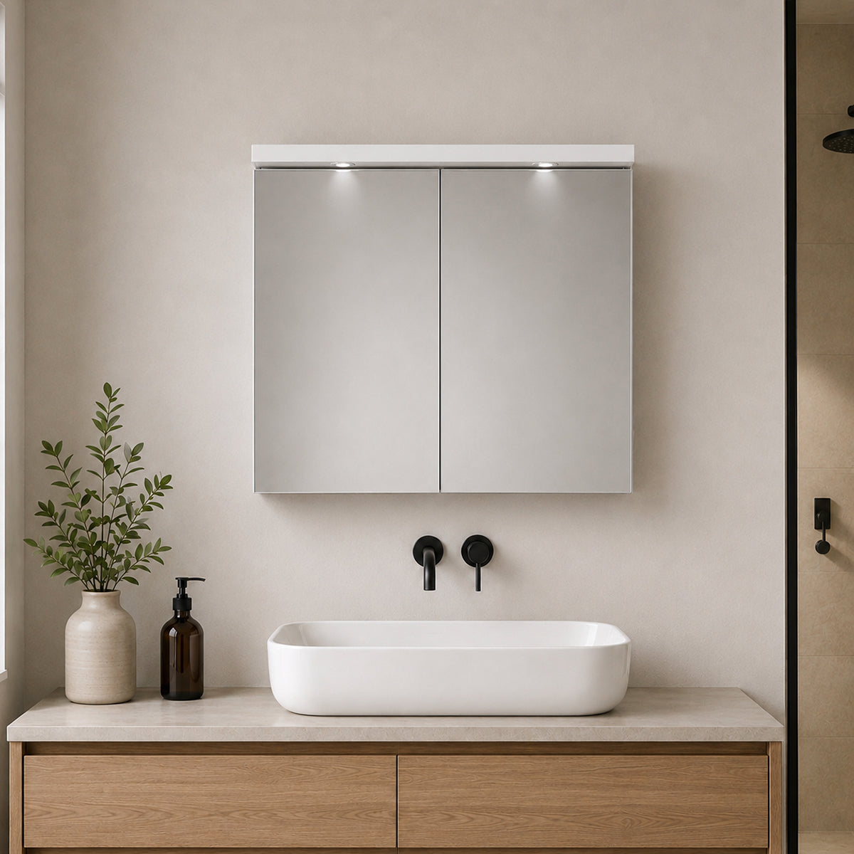 
              Vasta Armadietto Bagno Specchio Virello, bianco, varie dimensioni