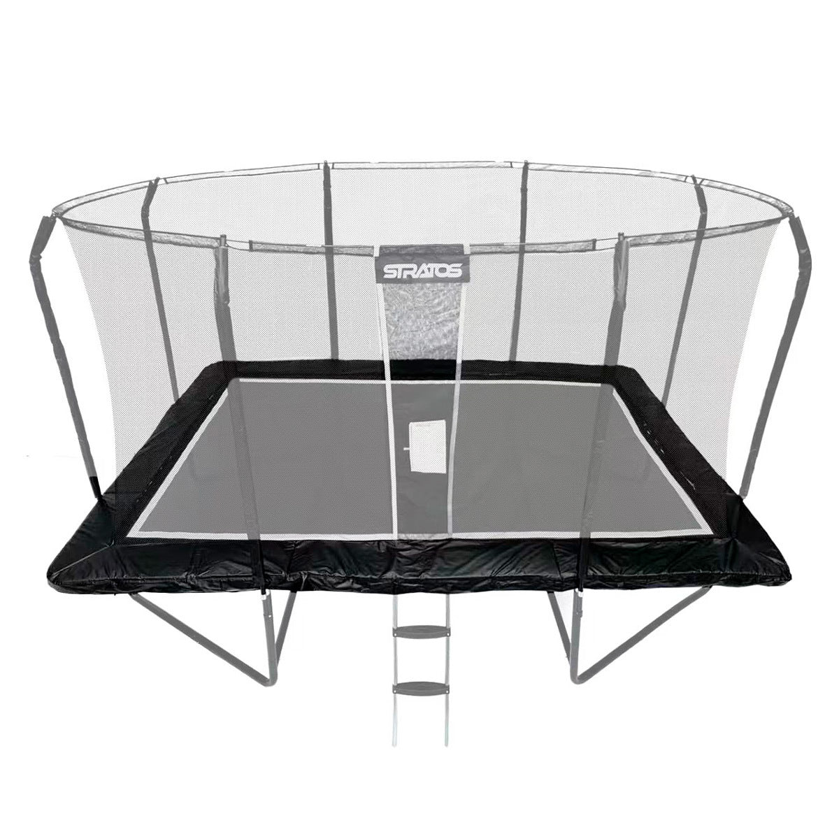 
              Bordo Protezione Tappeto elastico Stratos Rettangolare 277x477 cm Linea Premium Nera