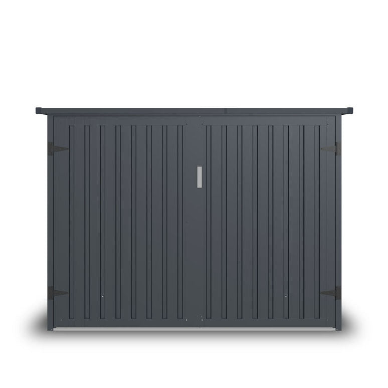 
              Fornorth Fahrradgarage für vier Fahrräder 203 x 198 x 157 cm, Dunkelgrau