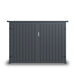 Fornorth Fahrradgarage für vier Fahrräder 203 x 198 x 157 cm, Dunkelgrau