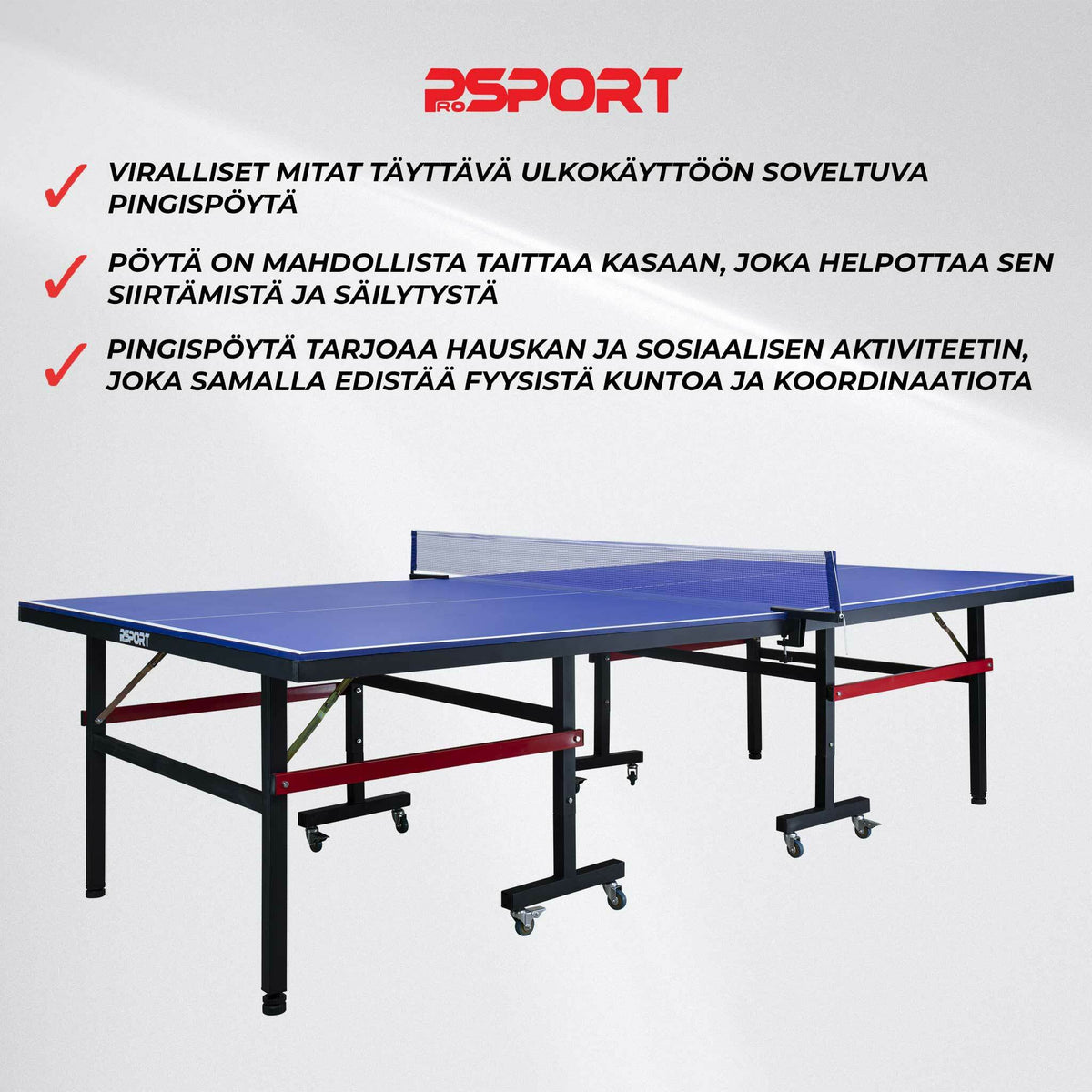 
              Prosport Pingispöytä Outdoor