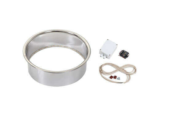 Harvia Illuminated immersion collar HPC2L, stainless steel