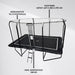 Stratos Suorakaide Trampoliini 275x427 cm Premium Black Line