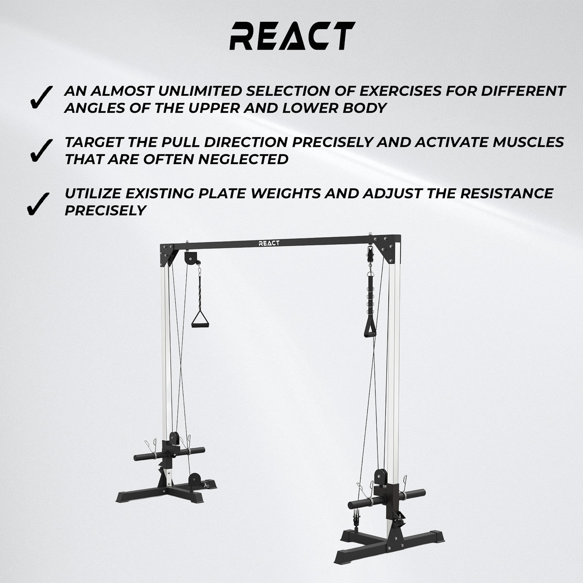 React Cable Crossover Machine