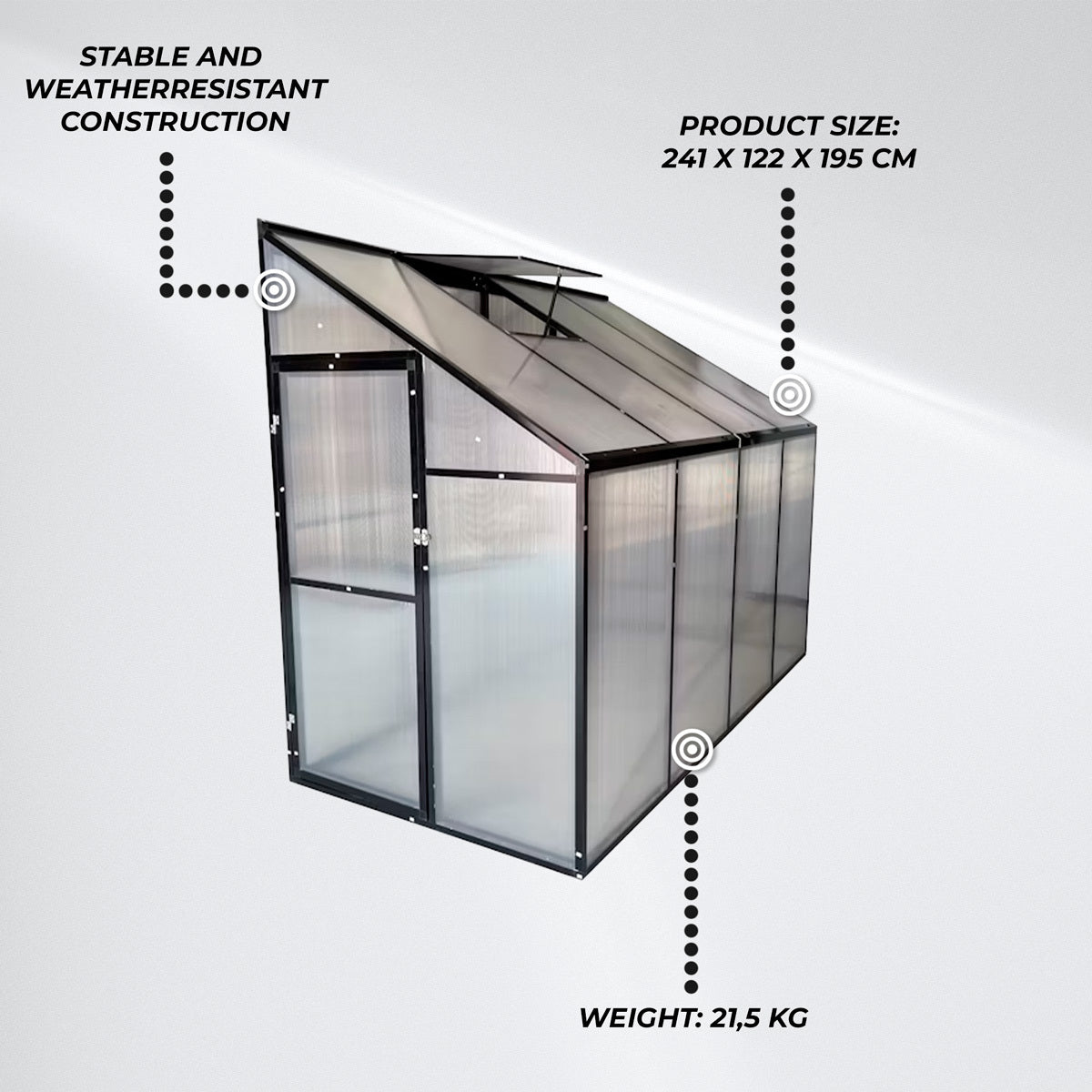 
              Lykke Mini Kas Sundsvall 241x122x195cm