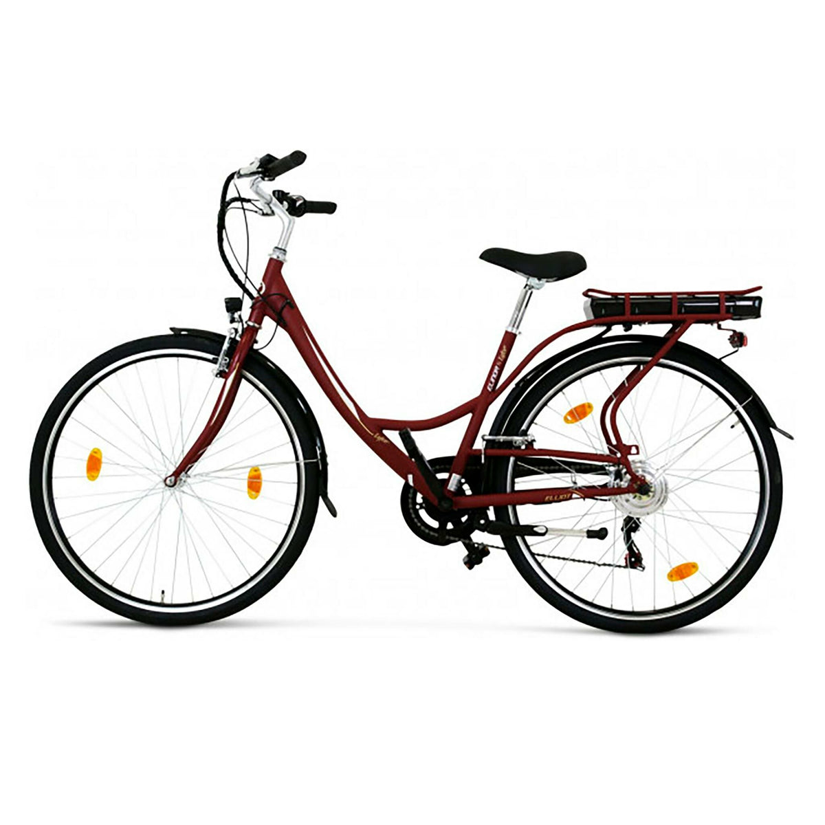 Lyfco Elektrische Fiets Elinor 28&#39;&#39;, mat rood