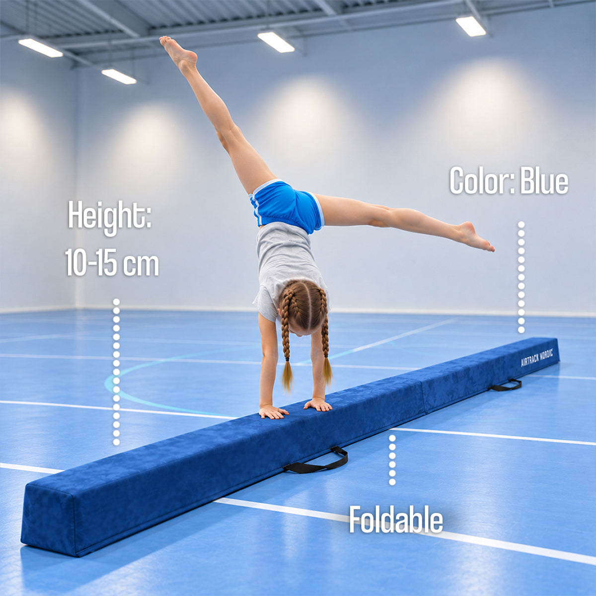 
              AirTrack Nordic Gymnastikbom 240X8X15CM