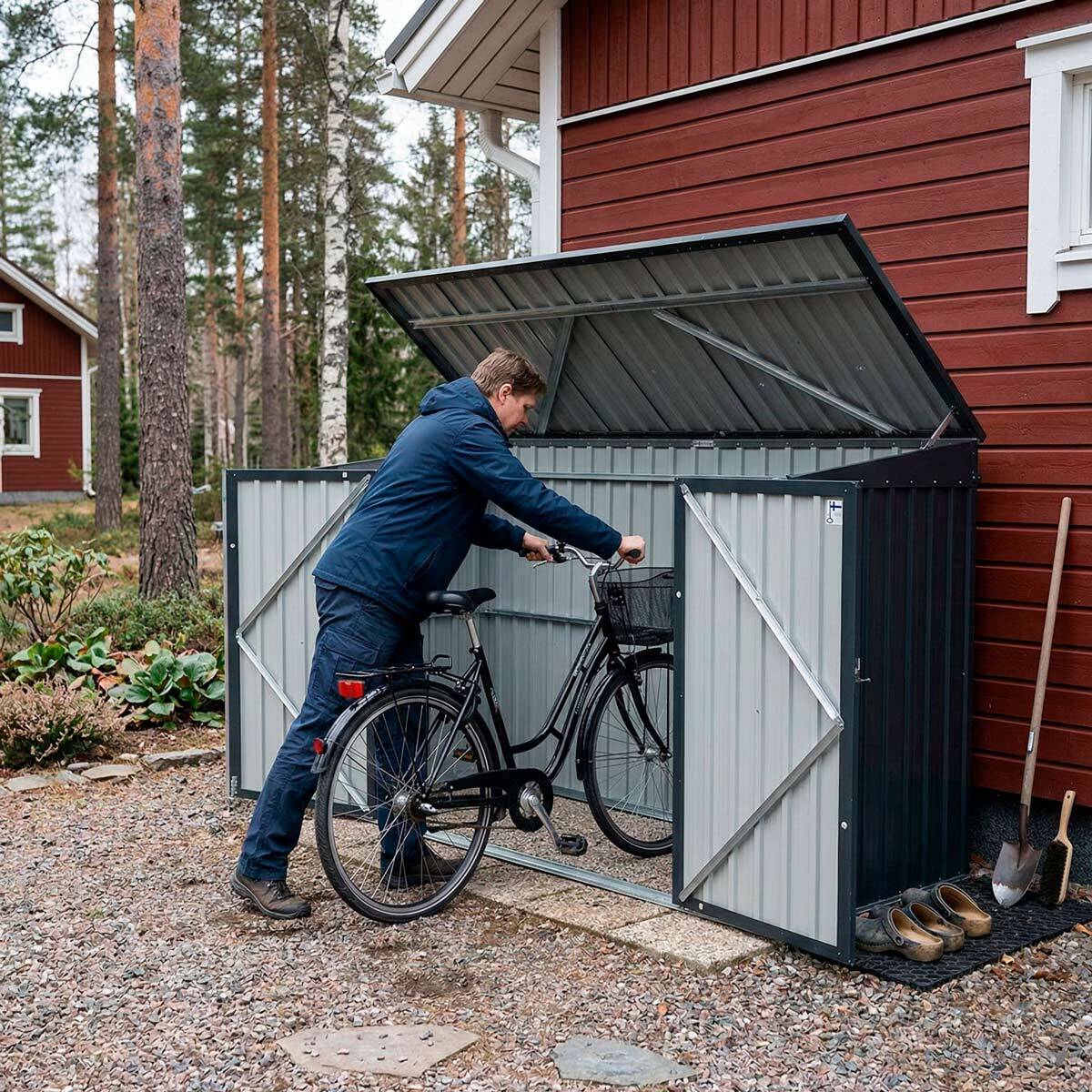 
              Fornorth Bike Shed Comfort 225x78x134cm