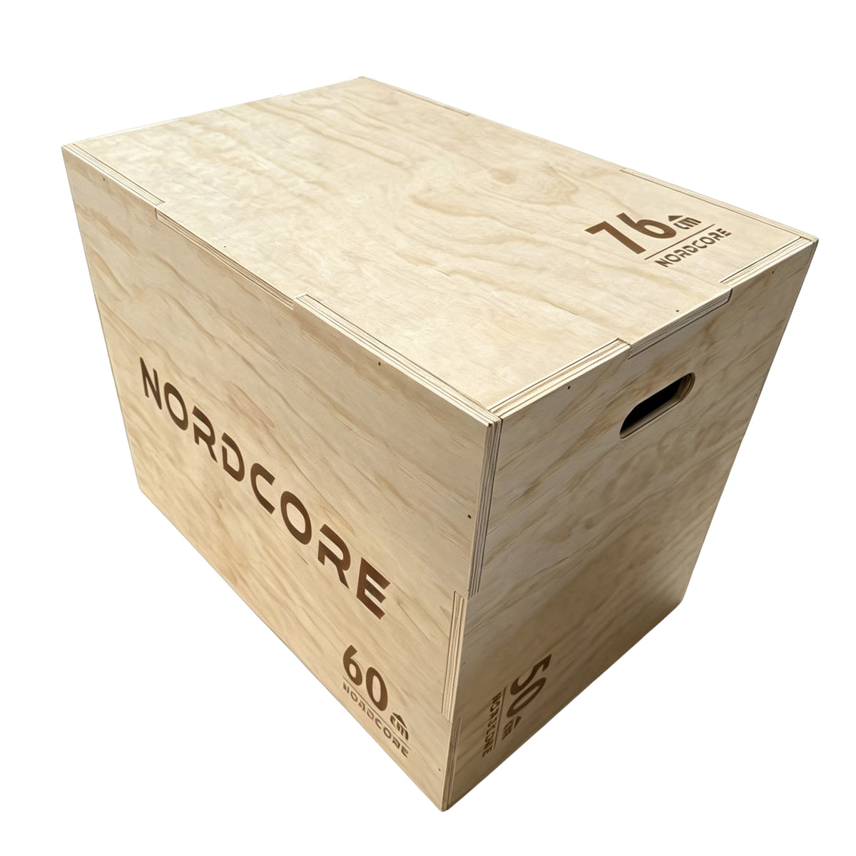 
              Nordcore Plyo Box Wooden 50X60X76CM