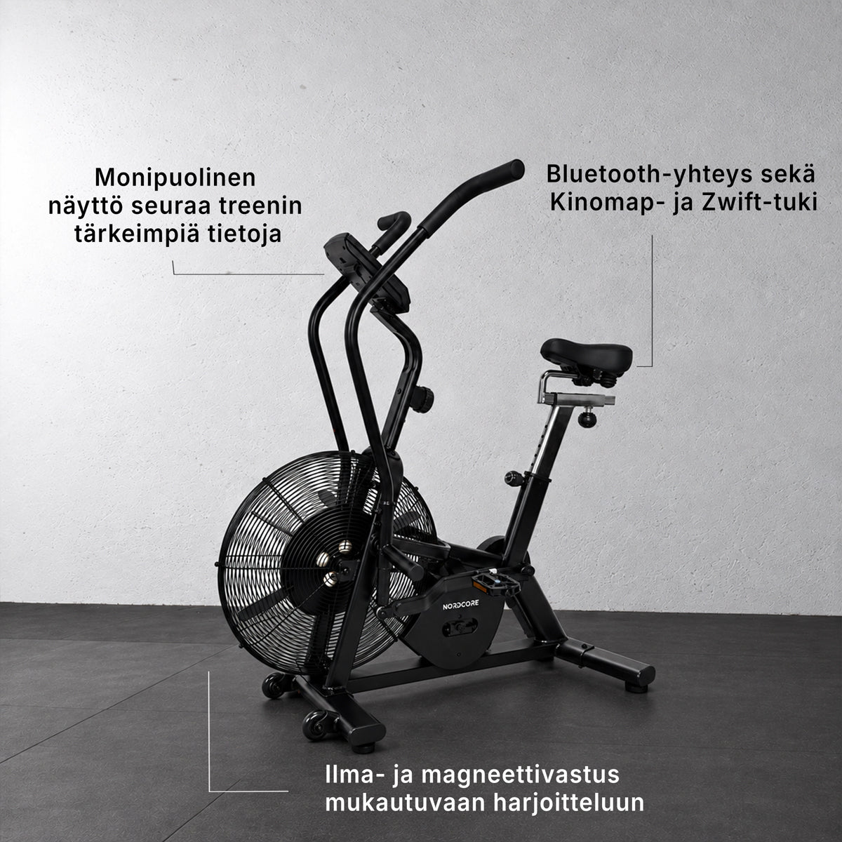
              Nordcore Airbike Pro 700 Ilmavastuspyörä