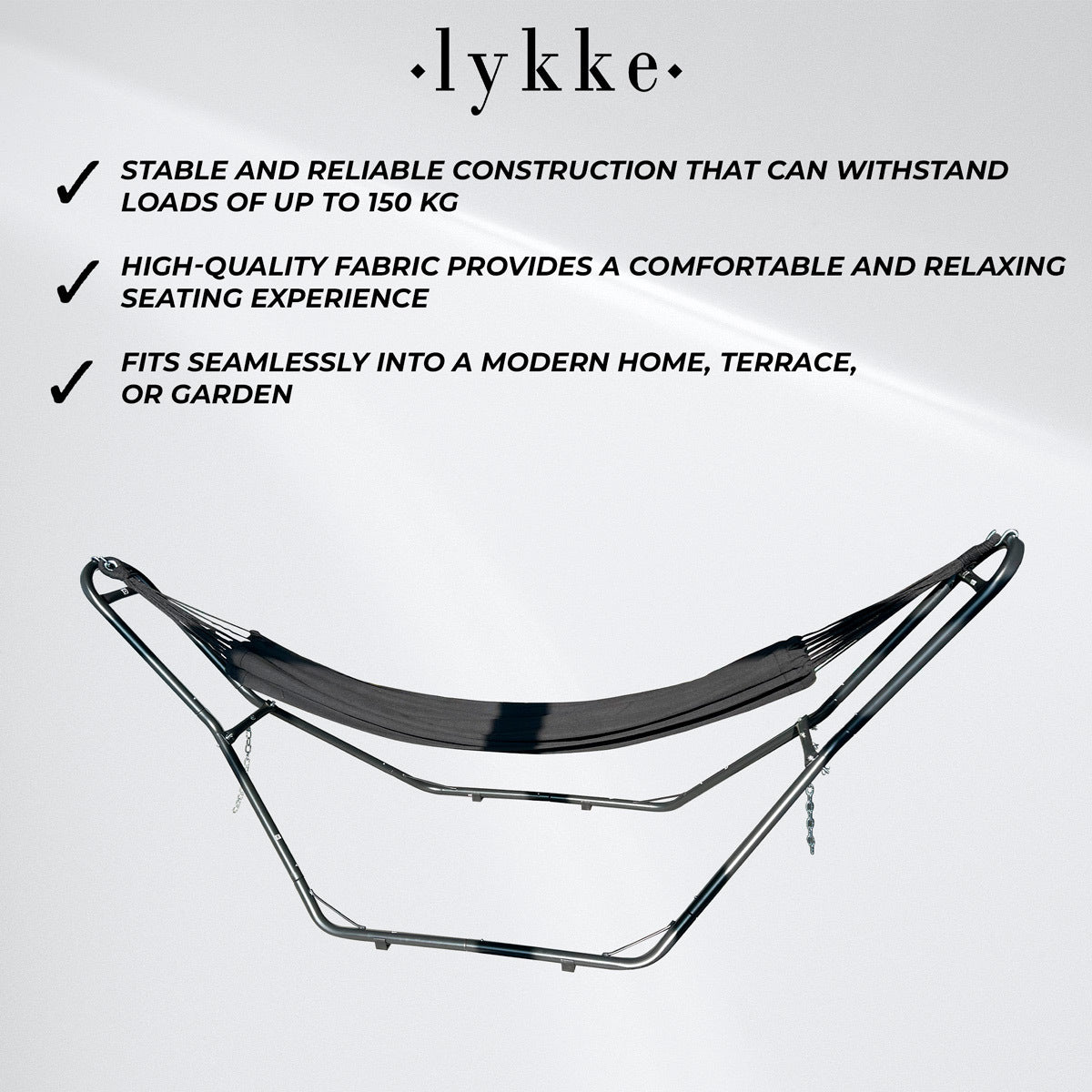 hängematte mit gestell bis 150 kg Lykke Hängematte mit Gestell - 119,00 EUR