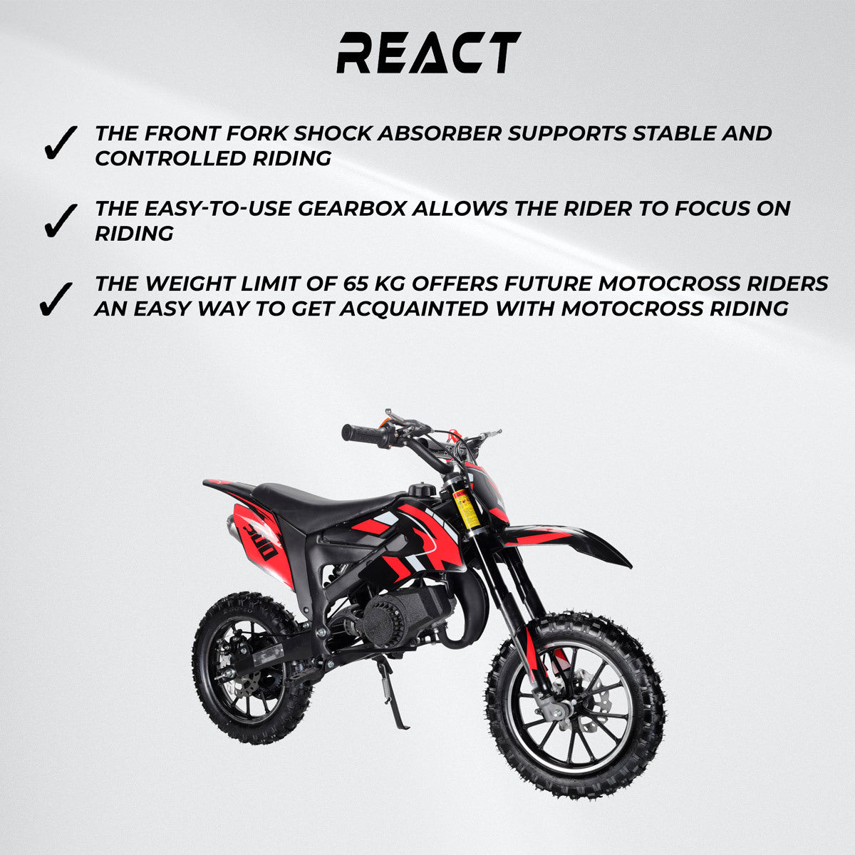 
              React Pitbike Attacker 49CC