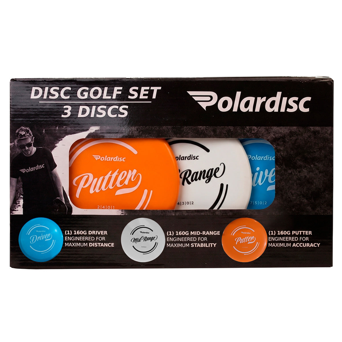 
              Polardisc Starter Disc Golf Basket Set