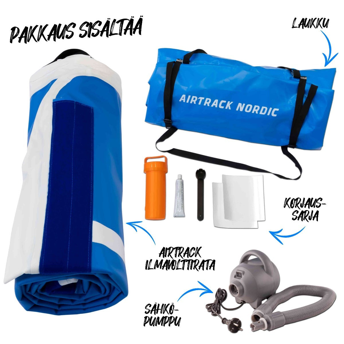 
              AirTrack Nordic Deluxe ilmavolttirata