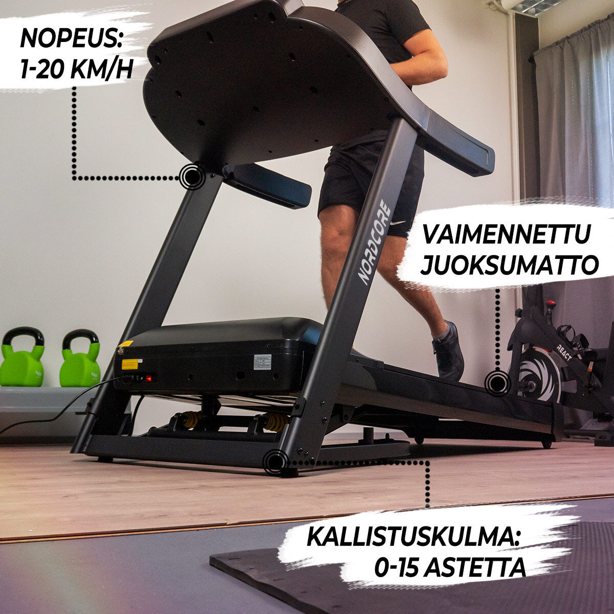 
              Nordcore Juoksumatto Core 5000