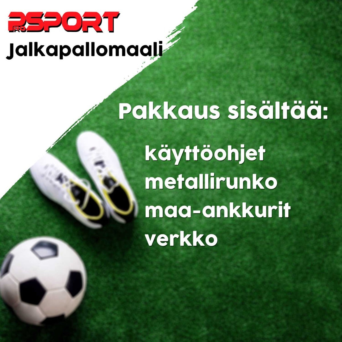 
              2 x Prosport Jalkapallomaali Real 240 x 150 cm