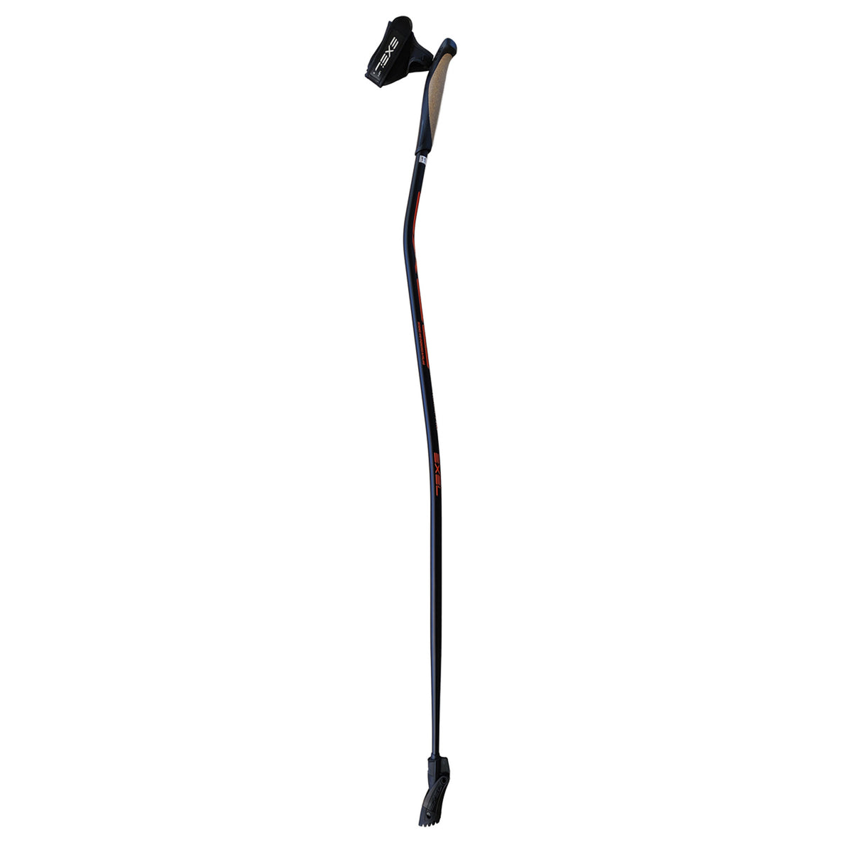 
              Exel Nordic Pro Curve Oeb Qr Nordic Walking-stok, Zwart/Rood