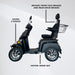 Arvo Mobilitetsscooter P800 Sort