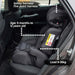 Kikid Car Seat Basic Red, 9-36 kg
