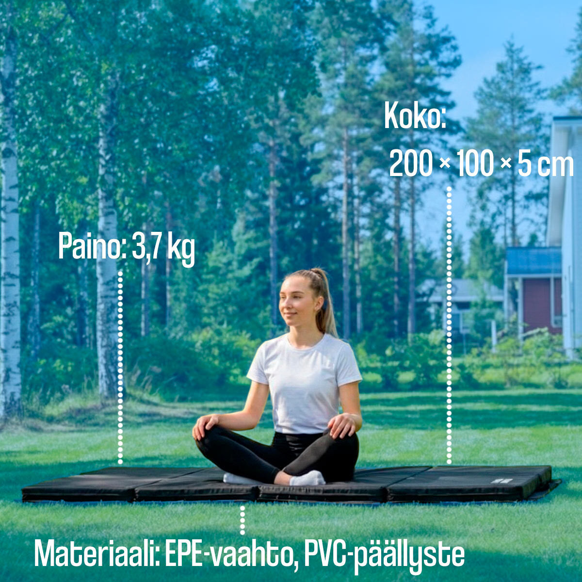 
              Airtrack Nordic Jumppapatja 200x100x5cm