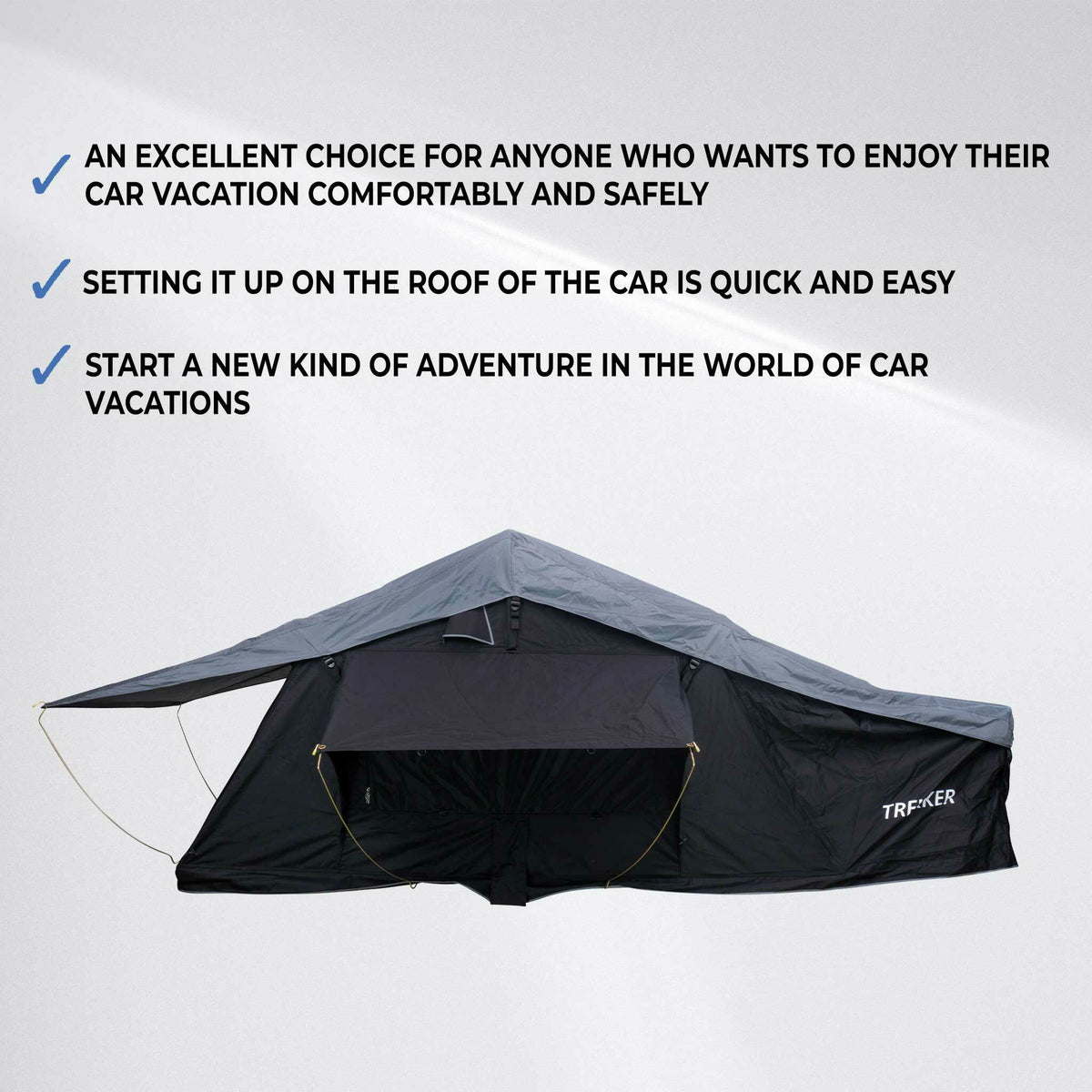 
              Trekker Tenda da tetto Cabin L, nera