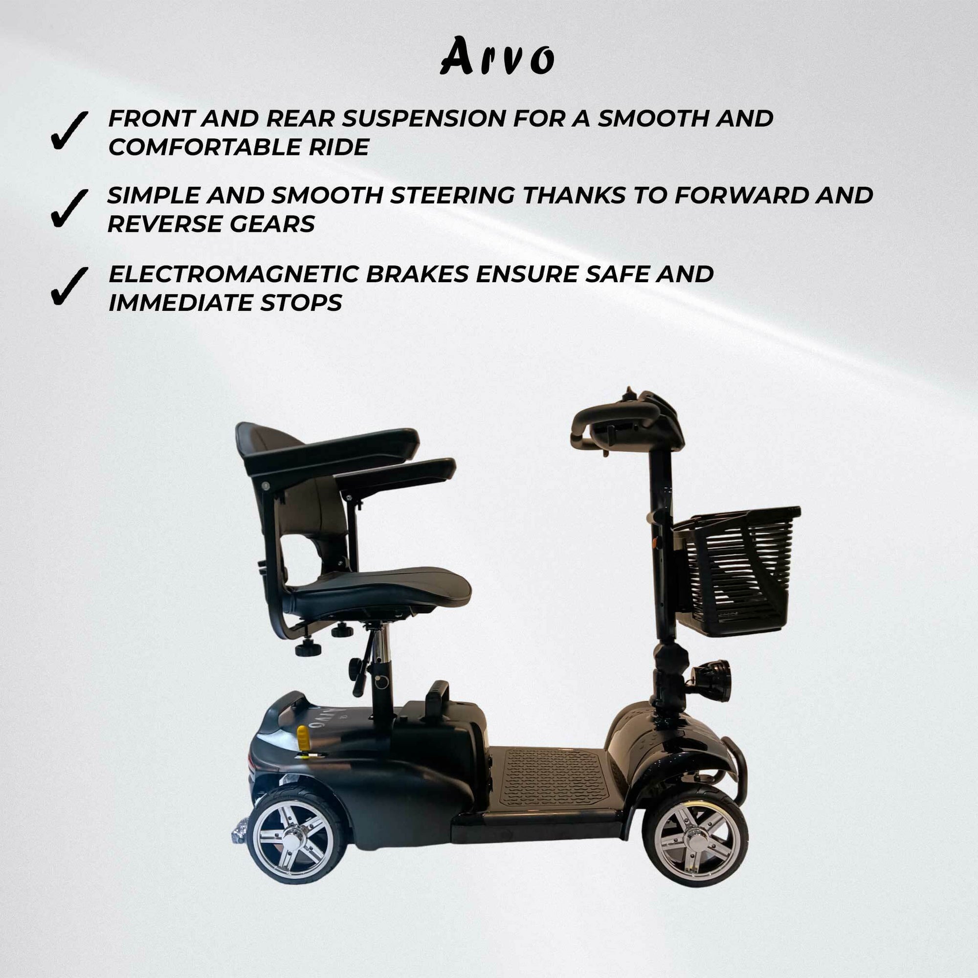 Arvo Scooter per la Mobilità P100 Nero