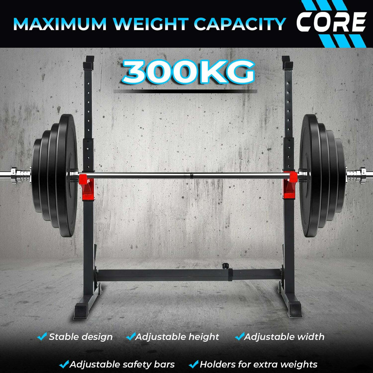 
              Core rack à squat 107X60X150 cm