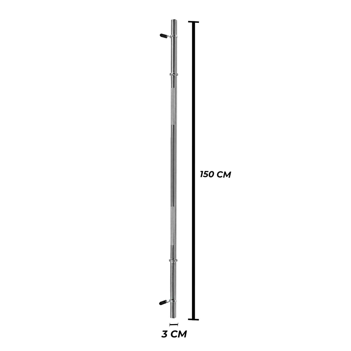 
              React Vægtstang 10kg 150cm/30mm