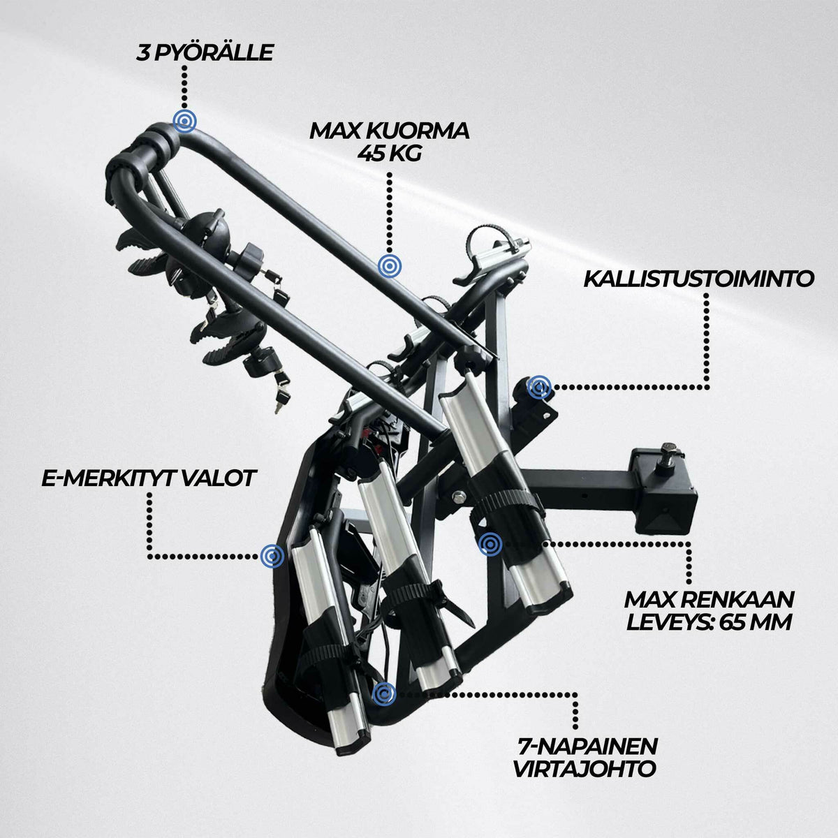 
              Trekker Pyöräteline autoon 3-pyörälle R300