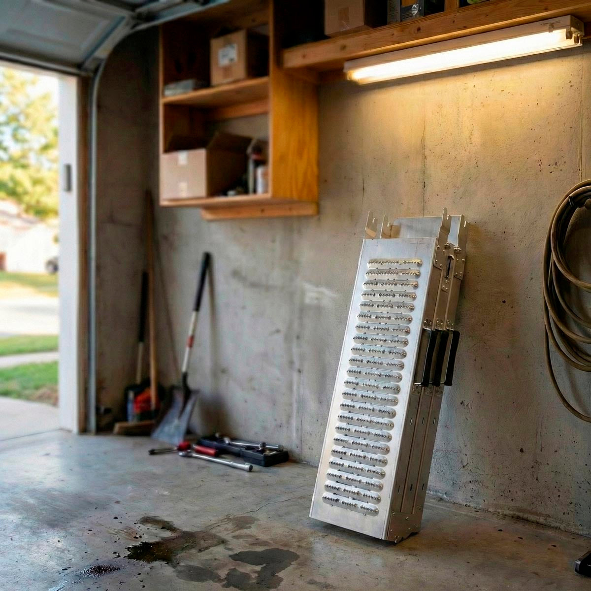 
              Fornorth Rampe de Levage Pliable 89x26x11cm 200kg