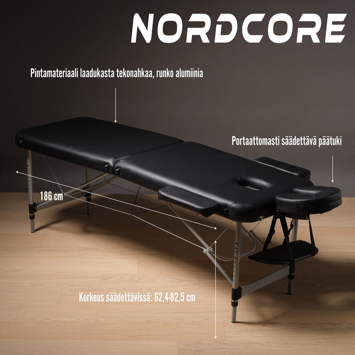 
              Nordcore Massageliege Core A200, schwarz