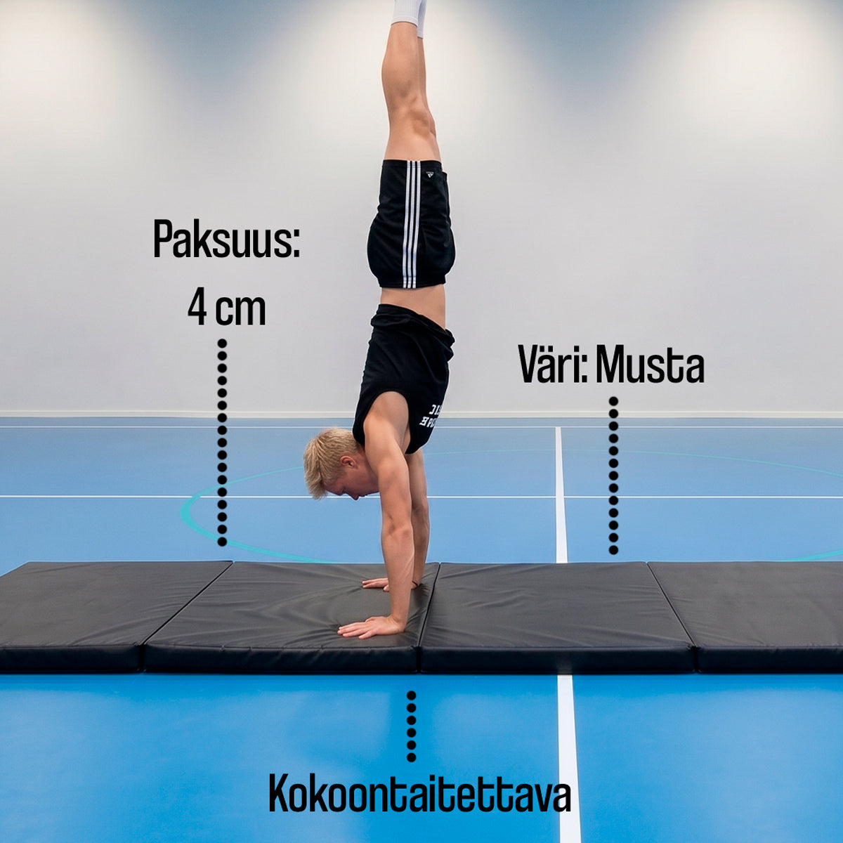 
              AirTrack Nordic Gymnastikmåtte 245x120x4cm