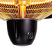 Fornorth Estufa de Exterior Ceiling Heater Original 1500W control remoto, negro