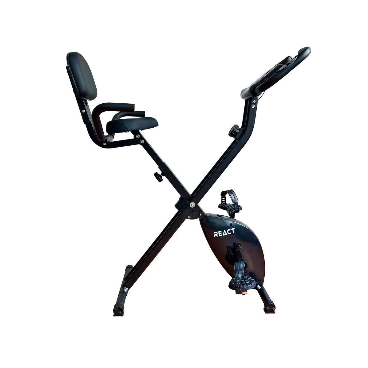 
              React Exercise Bike Foldable with Backrest