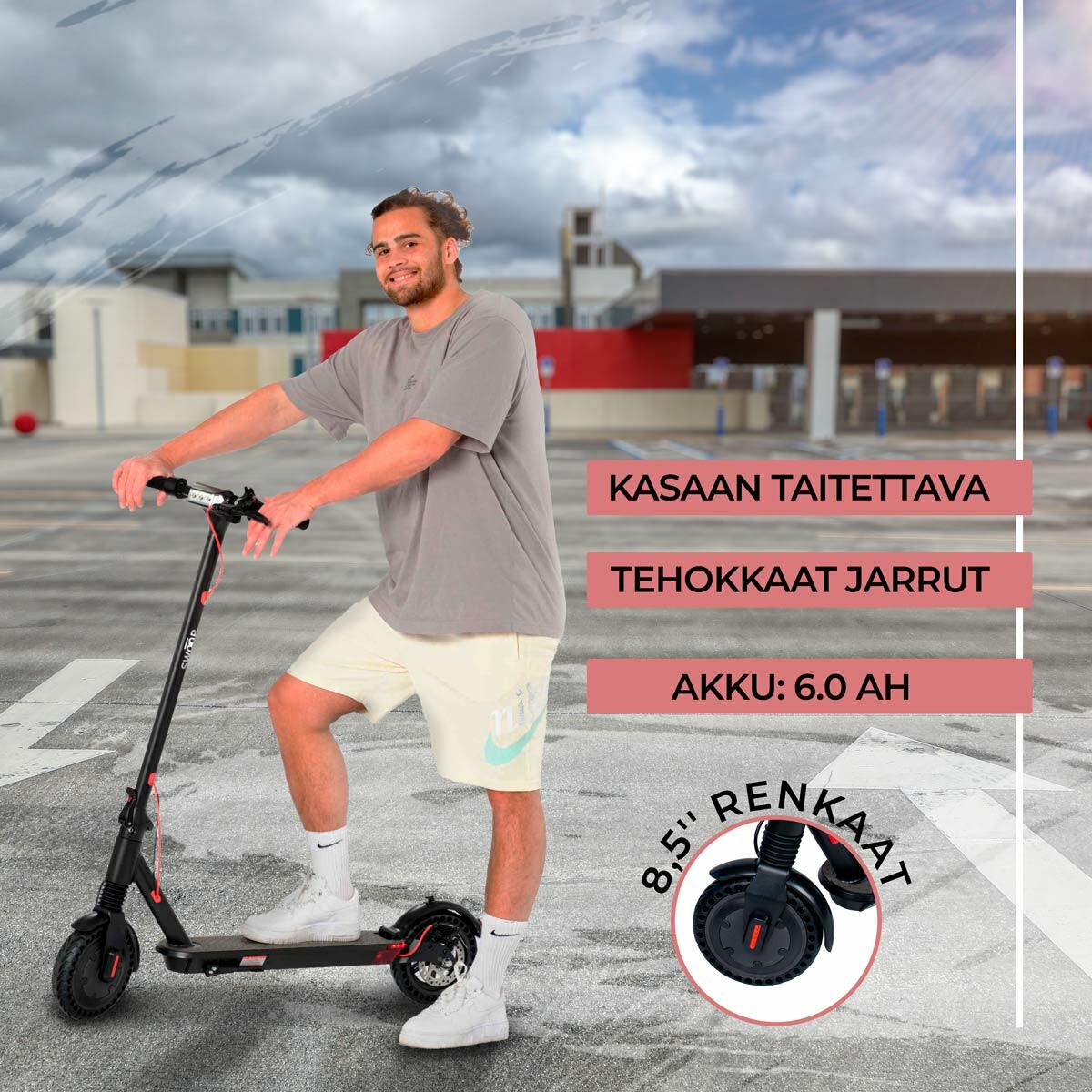 
              Sähköpotkulauta Swoop ES400X