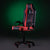 Kuura Gaming Gamestoel Gamer, Zwart-Rood