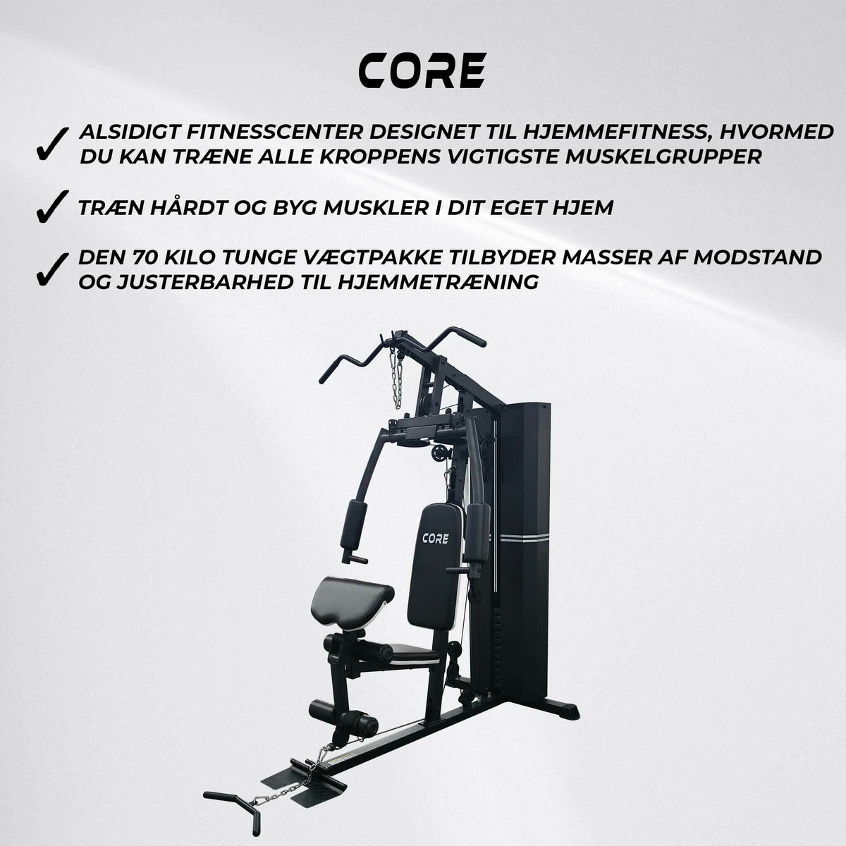 
              Nordcore Palestra Multifunzione Core 70 kg
