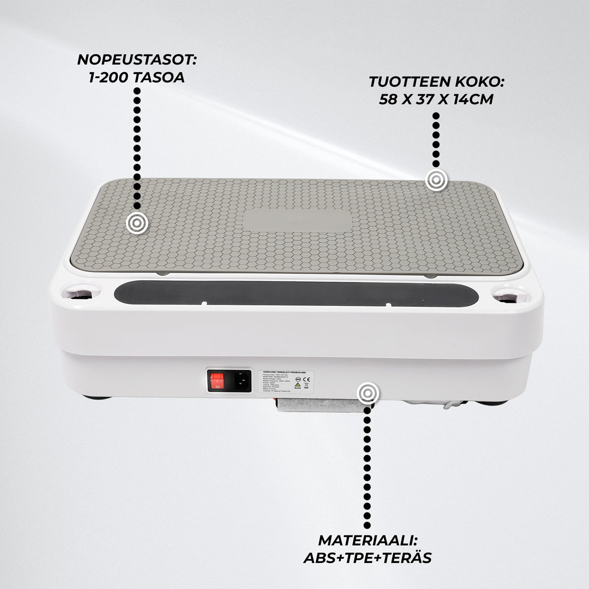 
              Nordcore Tärinälevy Premium 4000
