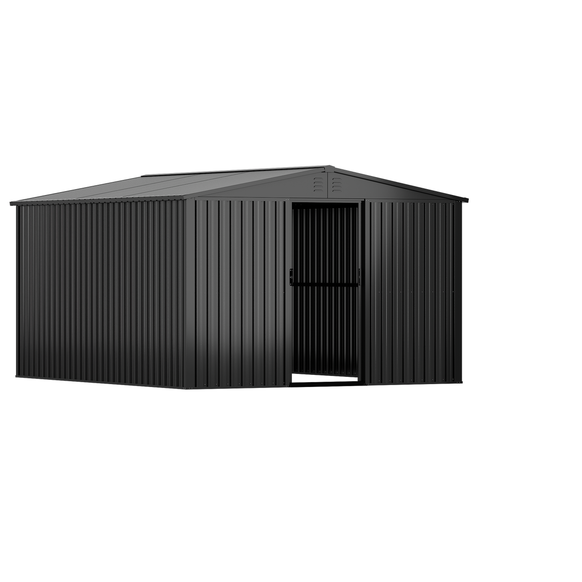 
              Fornorth Garden Shed 11m2, black